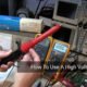 How to use high voltage probe - Nexgen
